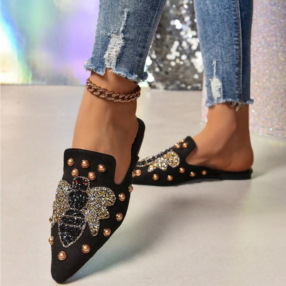 New Arrival Women's Cute Animal Decorated Fashionable Casual Mules - Picture 5 of 5